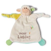 NICI 40044 Schmusetuch Lamm "unser Liebling" 25 x 25 cm von Nici