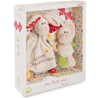 NICI 46996 Geschenkset Schmusetuch und Kuscheltier Hase Tilli 'kleiner Sonnenschein' von Nici