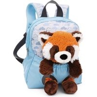 NICI 49852 Rucksack mit Plüschtier 21 x 26 cm Roter Panda 25 cm von Nici