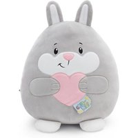 NICI Kuscheltier Chill-NICI Hase mit Herz grau 30cm von Nici