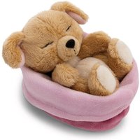 NICI - Kuscheltier Hund beige 12cm schlafend im Körbchen pink NICI - Kuscheltier Hund beige 12cm schlafend im Körbchen pink von Nici