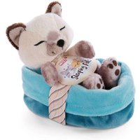 NICI - Sleeping Pets - Kätzchen Siamkatze 12cm im Körbchen von Nici