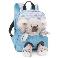 NICI - Travel Friends - Rucksack mit Plüschtier 21x26cm Koala 25cm hellblau von Nici