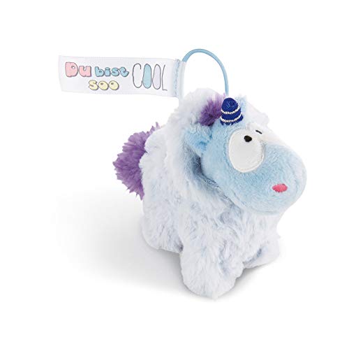 Nici 42441 Theodor and Friends Einhorn Snow Coldson Anhänger, blau/Violette, 11 cm von NICI