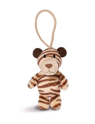 Nici 43611 Anhänger Tiger mit elastischer Schlaufe, 8 cm, braun von NICI