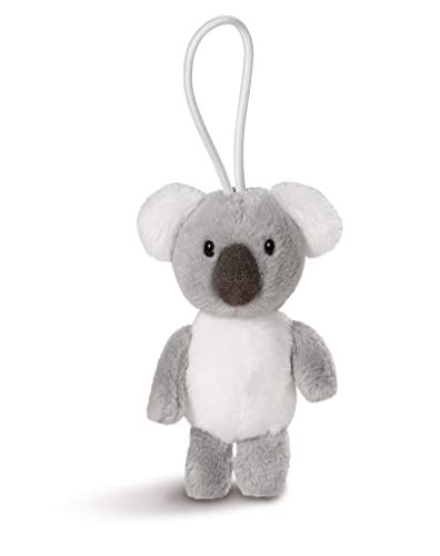 Nici 43614 Anhänger Koala mit elastischer Schlaufe, 8 cm, grau/weiß von NICI