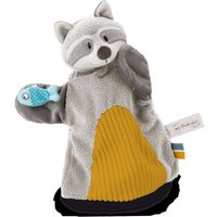 Schmusetuch Handpuppe Waschbär 2in1 26x25cm auf Schmusetuch Handpuppe Waschbär 2in1 26x25cm auf von Nici