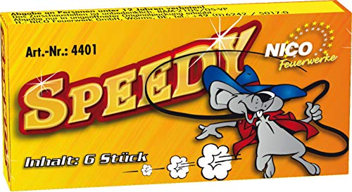 Speedy Bodenfeuerwirbel Ganzjahres-Feuerwerk 6 Stück Speedy Bodenfeuerwirbel Ganzjahres-Feuerwerk 6 Stück von Nico