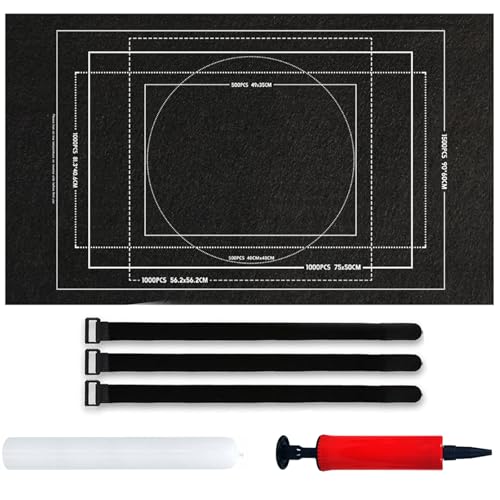 Puzzelmatten für Puzzle Bis 1000, Puzzle Teppich Matte, Teppich für bis zu 1500 Teile, Praktisches Zubehör zur Aufbewahrung von Puzzles, Jigsaw Mat Puzzelmatten für Puzzle Bis 1000, Puzzle Teppich Matte, Teppich für bis zu 1500 Teile, Praktisches Zubehör zur Aufbewahrung von Puzzles, Jigsaw Mat von NieYat