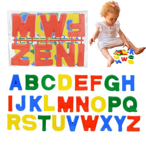 Niesel Alphabet-Lernspielzeug,Buchstaben-Lernspielzeug | Pädagogische Sandformen für Kinder,26-teiliges süßes Montessori-Spielzeugset, farbenfrohes Spielset für Strand, Partys, Zuhause von Niesel