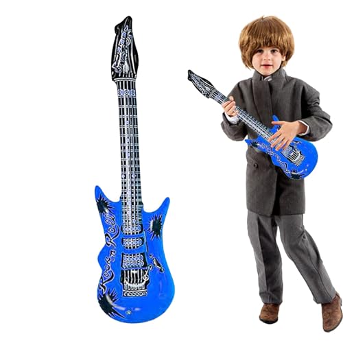 Niesel Blow-Up-Gitarre für Kinder, aufblasbare Gitarre | Aufblasbare Luftgitarre - Aufblasbares Gitarrenspielzeug für Partys, Blow Rock Gitarre, Partydekorationen, Foto-Requisiten für von Niesel