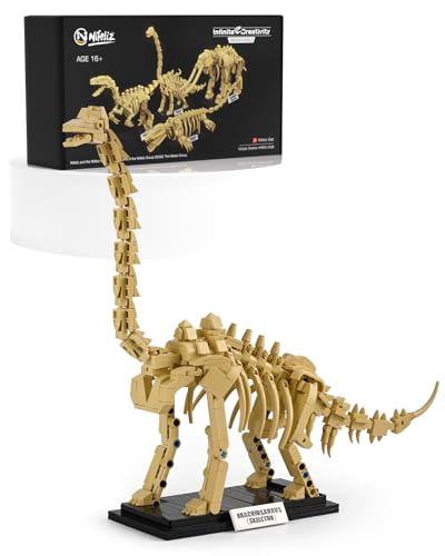 Nifeliz Brachiosaurus Dinosaurier Fossil Bauset, beeindruckende Dinosaurier-Skelett-Modelldekoration, cooles Dinosaurier-Geschenkspielzeug-Set für Dinosaurier-Fans (501 PCS) von Nifeliz