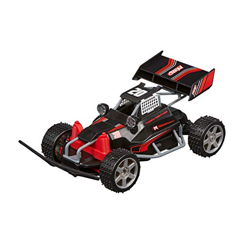 Nikko 10042 Race Buggies Night Panther, ferngesteuertes RC Auto, Offroad Fahrzeug bis 7,5 km/h, Multidirektionale Fernbedienung 2,4 Ghz, für Kinder ab 6 Jahre, Buggy ca. 23 cm, Rot/Schwarz von Nikko