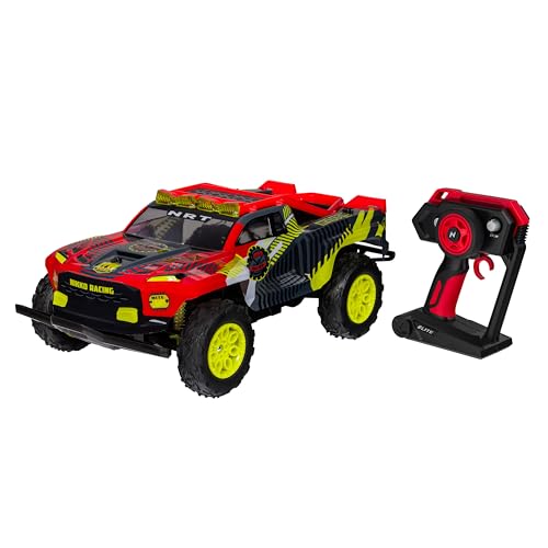 Nikko R/C 10352 Elite Trophy Truck X2 Ferngesteuertes RC Auto, Offroad, Starker Motor mit 9,6V NiMH Akku, Bis 20 km/h, Fahrzeug für Kinder ab 8 Jahren & Erwachsene, ca. 46 cm, Rot von Nikko