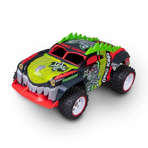 Nikko RC 10371 Dino Truck Ferngesteuertes RC Auto, Offroad Fahrzeug, LiFePo4-Akku, Bis 14 km/h, fährt auf Wasser, Schlamm und Schnee, Für Kinder ab 6 Jahre & Erwachsene, ca. 33 cm, Grün von Nikko