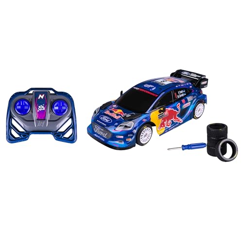 Nikko RC 10403 M-Sport Ford Puma #8 Tänak 28 cm, realistische Details mit Extra Set Reifen und Schraubendreher, RC Rallye Auto mit 2,4 GHz Fernsteuerung, 30m Reichweite, ab 6 Jahren, Blau Nikko RC 10403 M-Sport Ford Puma #8 Tänak 28 cm, realistische Details mit Extra Set Reifen und Schraubendreher, RC Rallye Auto mit 2,4 GHz Fernsteuerung, 30m Reichweite, ab 6 Jahren, Blau von Nikko