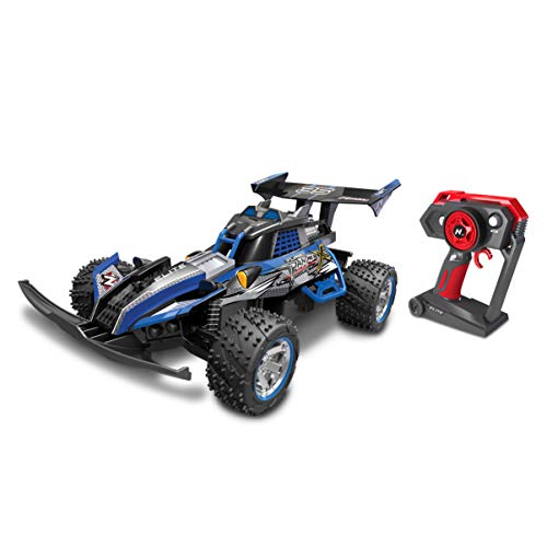 Nikko RC 19012 Turbo Panther X2, Ferngesteuertes RC Auto, Offroad Fahrzeug bis 20 km/h, 2,4 Ghz, mit coolen Design Details & USB Schnellladung, für Kinder ab 8 Jahre und Erwachsene, ca. 53 cm, Blau Nikko RC 19012 Turbo Panther X2, Ferngesteuertes RC Auto, Offroad Fahrzeug bis 20 km/h, 2,4 Ghz, mit coolen Design Details & USB Schnellladung, für Kinder ab 8 Jahre und Erwachsene, ca. 53 cm, Blau von Nikko