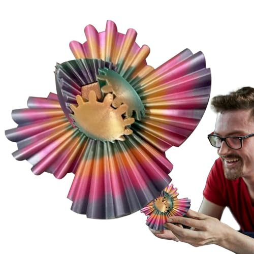 3D-gedruckte Zahnradkugel, 3D-gedrucktes Gear Ball Fidget, Gear Sphere Cube Zappelspielzeug, Lustiger 3D-Gedruckter Zahnradball, Activity Gear Ball 3D-gedrucktes Stressabbau-Zappelspielzeug von Niktule