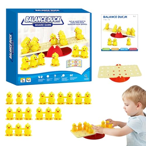 Balance-Spiel für Kinder, Enten-Balance-Spiel | Brettspiel für 2 Spieler - Einfach anzuwendendes neuartiges pädagogisches Balance-Board für Familie, Freunde und Kinder, STEM-Intelligenzbildung von Niktule