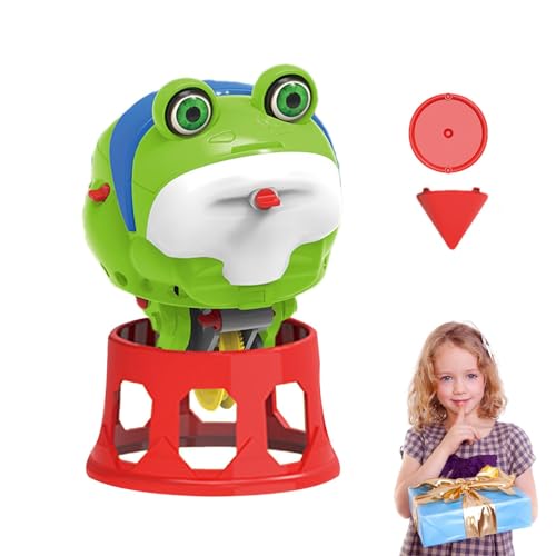 Balancierspielzeug Tightrope,Tightrope Einradspielzeug,Neuartiger Einrad-Spielzeugfrosch | Fingerspitzen-Gyroskop-Balance-Roboter, süßer ausgeglichener Frosch, interaktiver Spaß für Jungen von Niktule