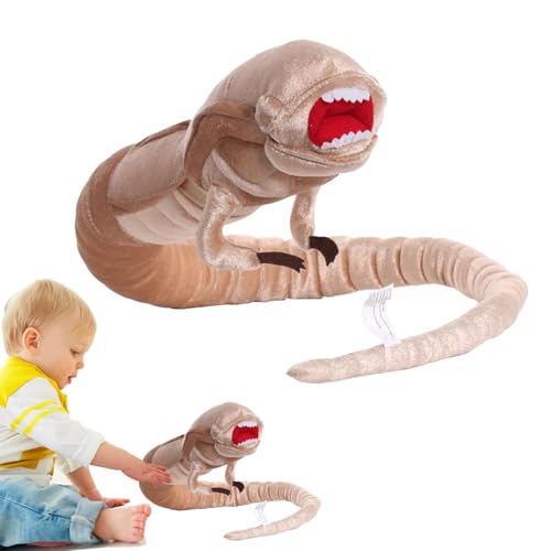 Facehugger Plüsch, Alien Facehugger Plushie Puppen Mit Verstellbarer Pfote, Horrorfilm Xenomorphs Plüschtier, Gefüllte Cartoon-Filmfigur, Plüschpuppenspielzeug, Weiches Plüschspielzeug Für Kinder von Niktule