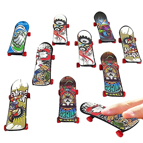 Finger-Skateboards für Kinder | Neuartiges -Skateboard-Starter-Kit,Skateboard Fingerboards Fingerspielzeug Pack, Geschenke für Kinder Finger Skater für Teenager Erwachsene Favor von Niktule