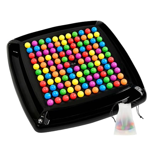 Intellektuelles Schachbrett Doppelduell, Strategie-Schachbrett, Puzzle-Schach-Brettspiel, Intellektuelles Puzzle-Tischschach-Brettspiel, Rainbow Ball Elimination Gesellschaftsspiele Für Freundespartys von Niktule