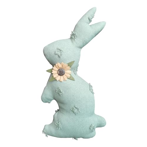 Kaninchenpuppenspielzeug, Hasenpuppe,Häschen-Kinderkissen - -Plüschhase Blumenmuster, Stoffhasen-Tierspielzeug, süße Hasenpuppe, Hasen-Kinderkissen zum Schlafen von Niktule