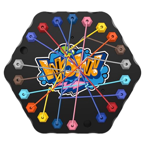Seil-Puzzle Spiel,Interaktives Geschicklichkeitsspiel mit Knobelaufgaben für Strategie & Feinmotorik | Motorikspielzeug zur Eltern-Kind Interaktion für Kinder & Erwachsene Seil-Puzzle Spiel,Interaktives Geschicklichkeitsspiel mit Knobelaufgaben für Strategie & Feinmotorik | Motorikspielzeug zur Eltern-Kind Interaktion für Kinder & Erwachsene von Niktule