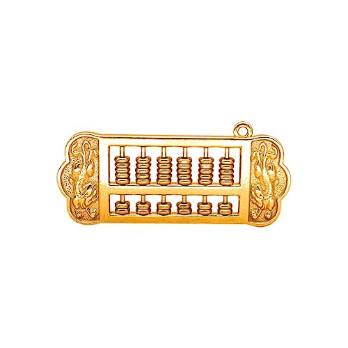 Nilioyul Schlüsselanhänger Anhänger Abacus Ornament Zubehör Messingrollen Nachahmung Rechenschmuck Handwerk Modekollektion von Nilioyul