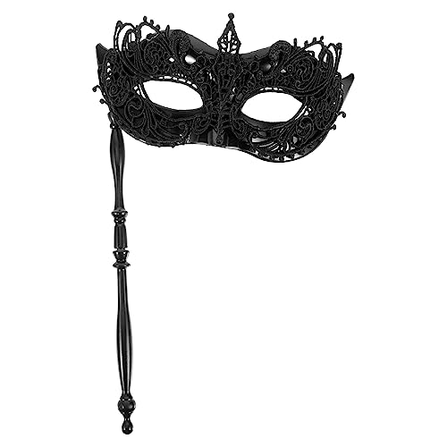 Niltracy Damen Spitze Handheld Stick Maske, Kleine Spitze & Zarte Spitze Design, Ideal für Halloween Kostümpartys, Bar Maskerade Events Niltracy Damen Spitze Handheld Stick Maske, Kleine Spitze & Zarte Spitze Design, Ideal für Halloween Kostümpartys, Bar Maskerade Events von Niltracy