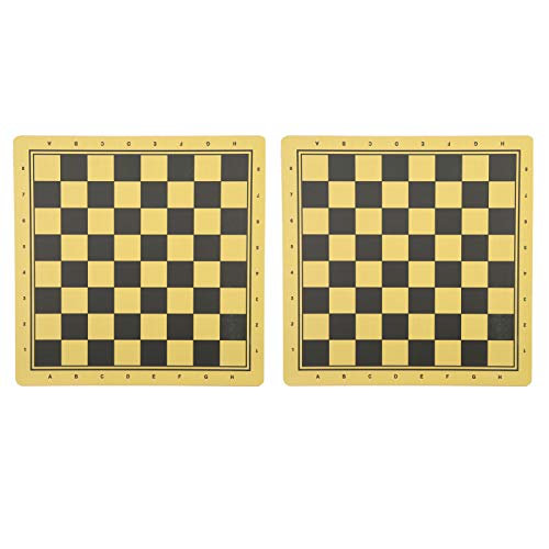 Nimomo Zweiseitiges Schachbrett aus Holz, zweiseitiges Schachbrett, 2 Stück, Schachbrett und Backgammon-Zubehör, 40 x 40 cm, ideal für Familienspielabend von Nimomo