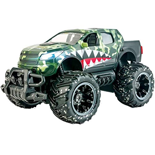 Ninco - Funkgesteuertes Monster Truck Fernbedienung Mit Lichtern 2.4GHz schwarz Maße: 30cm x 19cm x 16cm grün (NH93120) von Ninco