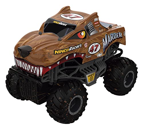 Ninco - Ferngesteuertes Auto fur Kinder ab 6 Jahren mit Tierdesign | Marder | Monstertruck | Inklusive 500-mAh-Akku, USB-Ladegerät und progressiver Beschleunigung (NH93145) von Ninco