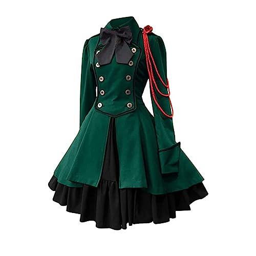 Mittelalterliches Damenkostüm, Halloween-Kleider, Piratenkostüme, Steampunk-Kleid, Lolita-Kleid, Gothic-Kleid, Mittelalterliches Renaissance-Kleid, viktorianisches Kostüm, Gothic-Kleid, von Ninedayx