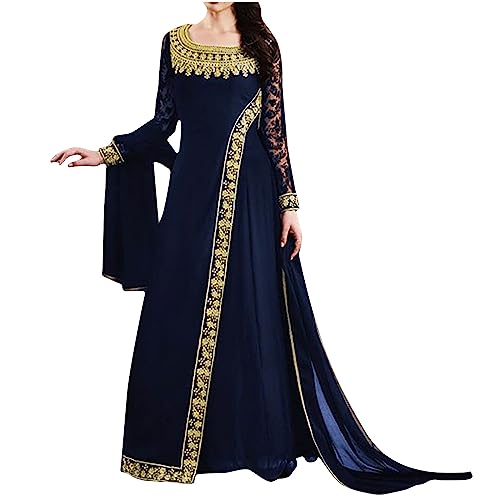 Ninedayx Mittelalterliches Kleid für Damen, Renaissance-Kostüm, Spitzenkleid, Halloween, Engel für Kostüm, Mittelalterliches gefallenes Schultergrößenkleid, kaltes Korsettkleid, schwarzes von Ninedayx