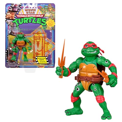 NINJA TURTLES Action-Figur, 10 cm, Sammelfigur Movie Star '90, Raphael, für Kinder ab 4 Jahren, T00034 von NINJA TURTLES