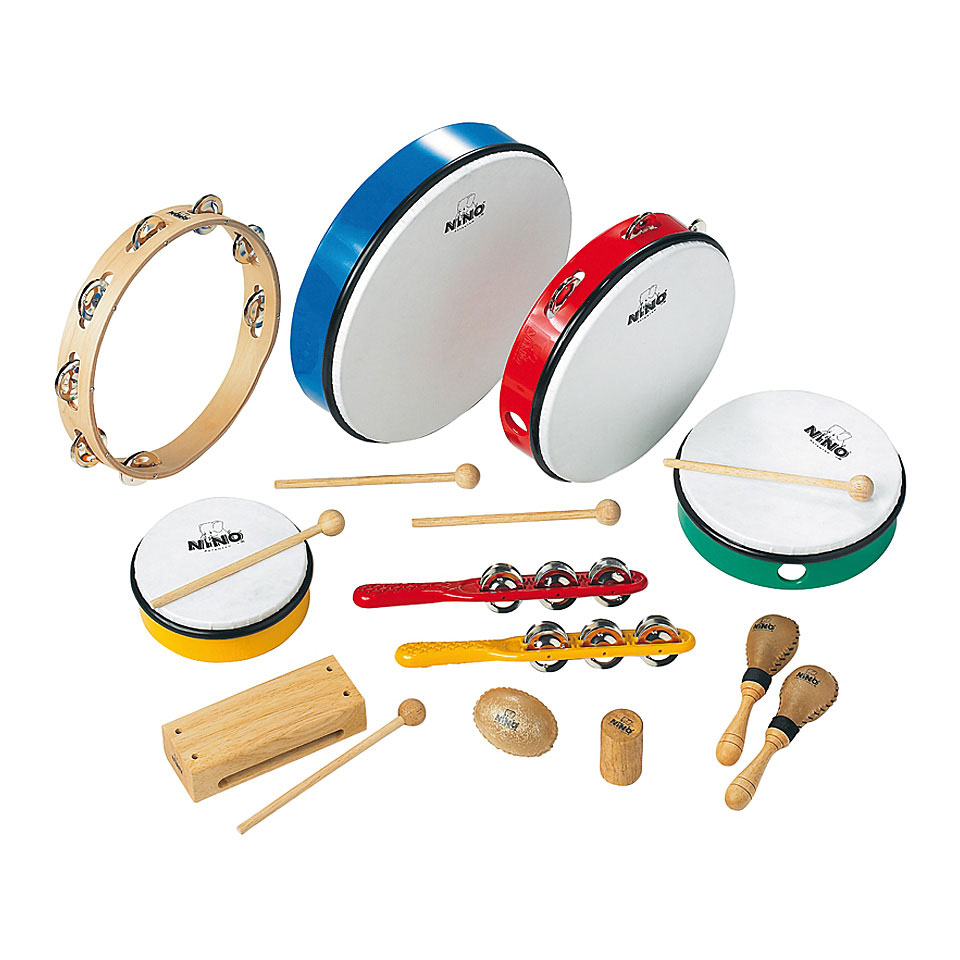 Nino NINOSET012 Percussion Assortment 12 Pcs. Percussionset von Nino