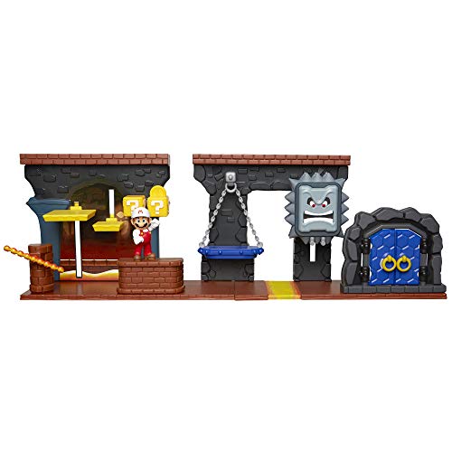 Jakks Pacific Dungeon Super Mario-Playset Welt Fungen, Mehrfarbig, Einheitsgröße (85993) von World of Nintendo