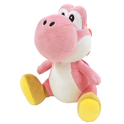 Nintendo Little Buddy Toys Offizielles Super Mario Yoshi Plüsch, 15,2 cm Pink von Little Buddy