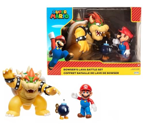 Nintendo SUPER MARIO Bowser 18cm vs. Mario Figuren Set (Wave 1) von Super Mario