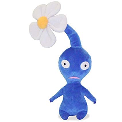 Nintendo Blue Pikmin Plüschtier, 18 cm, offizielles San-Ei lizenziertes Plüschtier von Nintendo