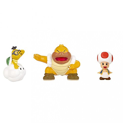 Nintendo Figur Micro 3er Pack W2-Red Toad,Lakitu,S von Nintendo