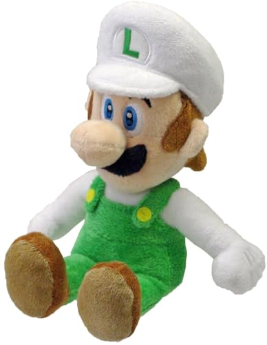 Nintendo Offizielles Super Mario Fire Luigi Plüsch, 20,3 cm von Nintendo