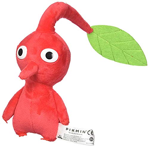 Nintendo Red Pikmin Plüschtier, 18 cm, offizielles San-Ei lizenziertes Plüschtier von Nintendo