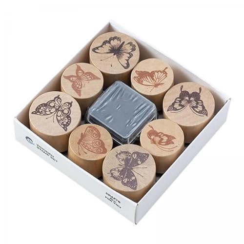 Nishiyuenyi 3X Holzstempel Set, Kartenherstellung, Holzstempel, DIY Stempel, Werkzeuge, Symbolstempel für Tagebücher, Schreibwarenzubehör, Kunsthandwerk Nishiyuenyi 3X Holzstempel Set, Kartenherstellung, Holzstempel, DIY Stempel, Werkzeuge, Symbolstempel für Tagebücher, Schreibwarenzubehör, Kunsthandwerk von Nishiyuenyi