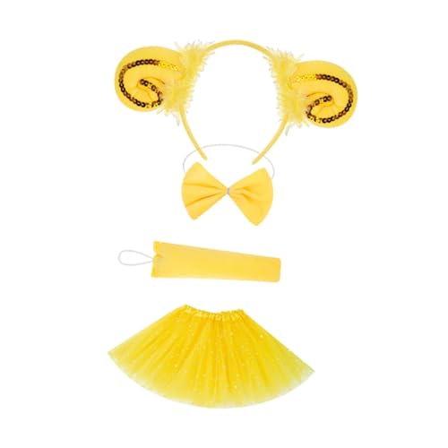 Nishiyuenyi Lamm Kostüm Set für Cosplay Und Bühnenauftritte, Gelb Nishiyuenyi Lamm Kostüm Set für Cosplay Und Bühnenauftritte, Gelb von Nishiyuenyi