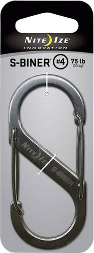 NITE Ize NI-SB4-03-11 Karabiner S-Biner Gr. 4 89mm x 38mm 1St. von Nite Ize