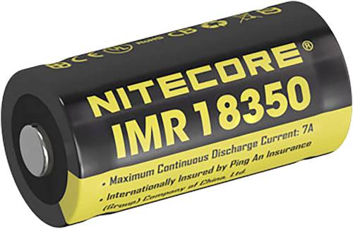 NiteCore IMR 18350 Spezial-Akku 18350 Li-Ion 3.7V 700 mAh von Nitecore