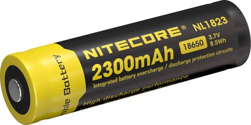 NiteCore NL183 Spezial-Akku 18650 Li-Ion 3.7V 2300 mAh von Nitecore